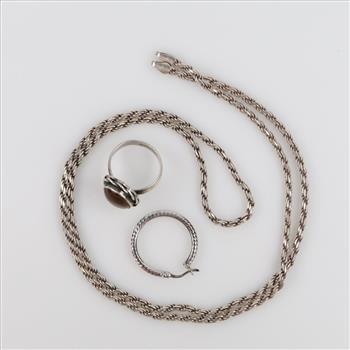 Sterling Silver Jewelry, 3 Pieces