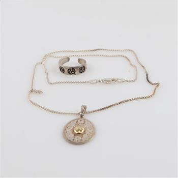 Sterling Silver Jewelry, 3 Pieces