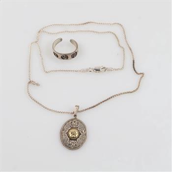 Sterling Silver Jewelry, 3 Pieces