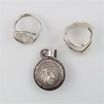 Sterling Silver Jewelry, 3 Pieces