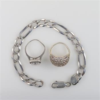 Sterling Silver Jewelry, 3 Pieces