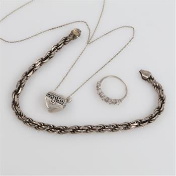 Sterling Silver Jewelry, 3 Pieces