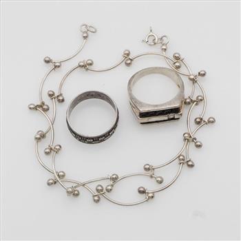 Sterling Silver Jewelry, 3 Pieces