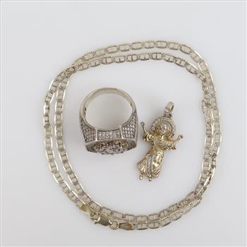 Sterling Silver Jewelry, 3 Pieces