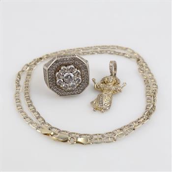 Sterling Silver Jewelry, 3 Pieces