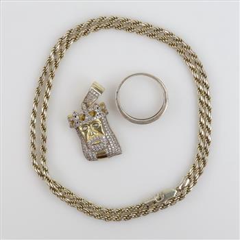 Sterling Silver Jewelry, 3 Pieces