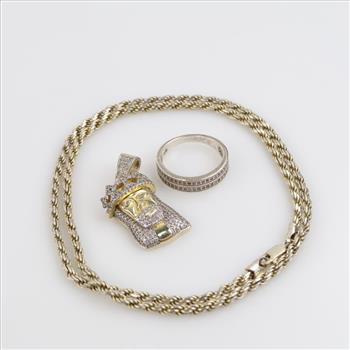 Sterling Silver Jewelry, 3 Pieces