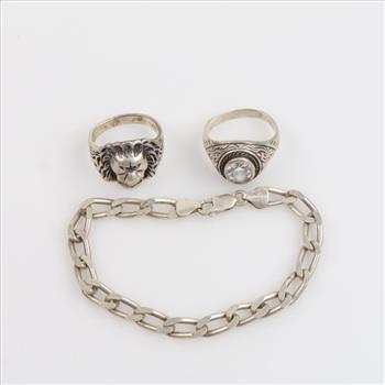 Sterling Silver Jewelry, 3 Pieces