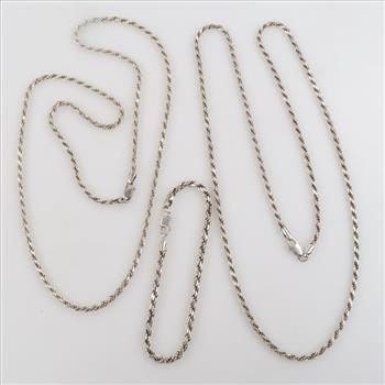 Sterling Silver Jewelry, 3 Pieces