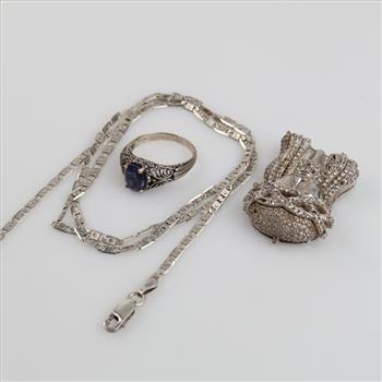 Sterling Silver Jewelry, 3 Pieces