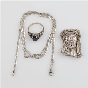 Sterling Silver Jewelry, 3 Pieces