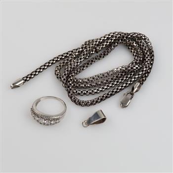 Sterling Silver Jewelry, 3 Pieces