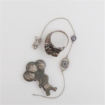 Sterling Silver Jewelry, 3 Pieces