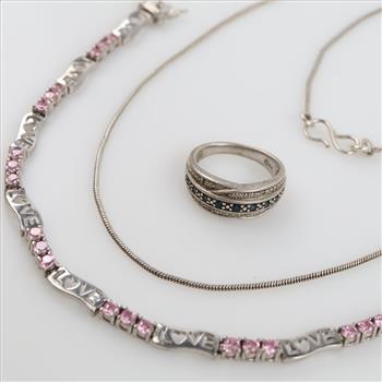 Sterling Silver Jewelry, 3 Pieces