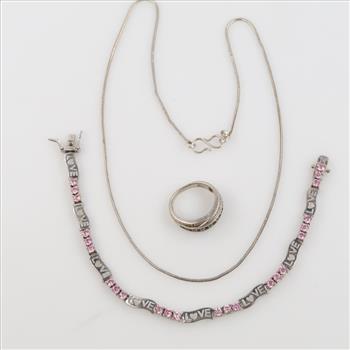 Sterling Silver Jewelry, 3 Pieces