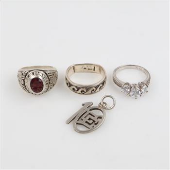 Sterling Silver Jewelry, 4 Pieces
