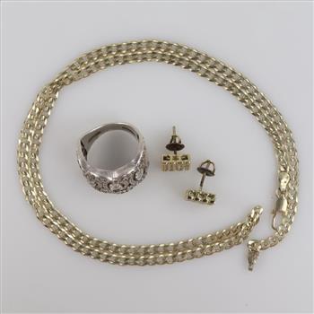 Sterling Silver Jewelry, 4 Pieces
