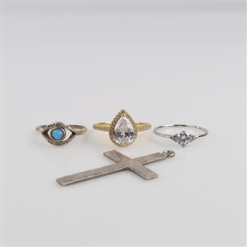 Sterling Silver Jewelry, 4 Pieces