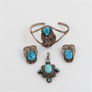 Sterling Silver Jewelry, 4 Pieces