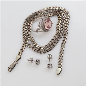 Sterling Silver Jewelry, 4 Pieces