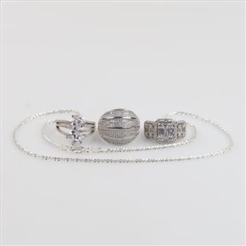 Sterling Silver Jewelry, 4 Pieces