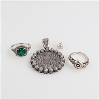 Sterling Silver Jewelry, 4 Pieces