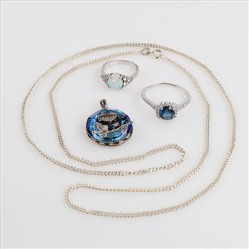 Sterling Silver Jewelry, 4 Pieces