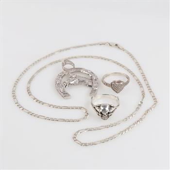 Sterling Silver Jewelry, 4 Pieces
