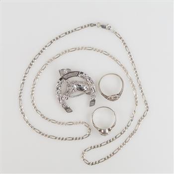 Sterling Silver Jewelry, 4 Pieces