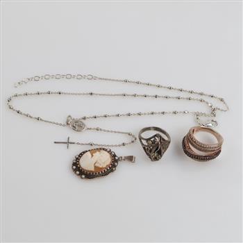 Sterling Silver Jewelry, 4 Pieces