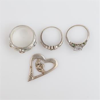 Sterling Silver Jewelry, 4 Pieces