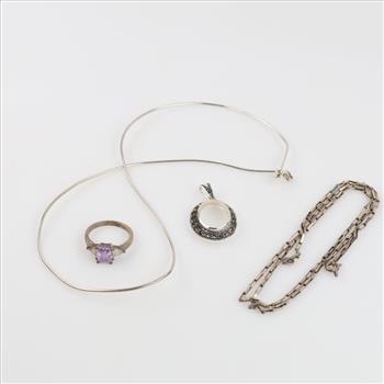Sterling Silver Jewelry, 4 Pieces