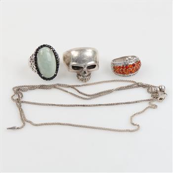 Sterling Silver Jewelry, 4 Pieces