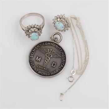 Sterling Silver Jewelry, 4 Pieces