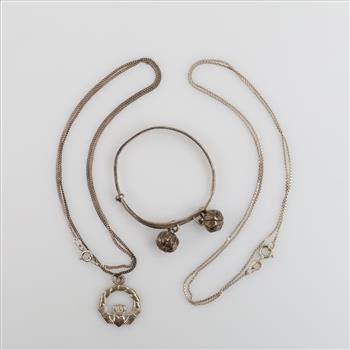 Sterling Silver Jewelry, 4 Pieces