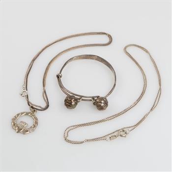 Sterling Silver Jewelry, 4 Pieces