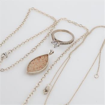 Sterling Silver Jewelry, 4 Pieces