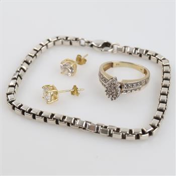 Sterling Silver Jewelry, 4 Pieces