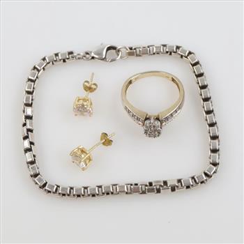 Sterling Silver Jewelry, 4 Pieces