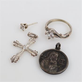 Sterling Silver Jewelry, 4 Pieces