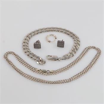 Sterling Silver Jewelry, 5 Pieces