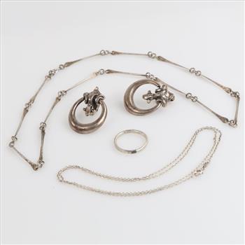 Sterling Silver Jewelry, 5 Pieces