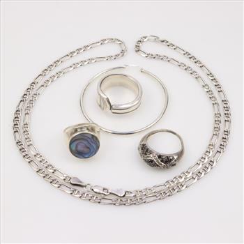 Sterling Silver Jewelry, 5 Pieces