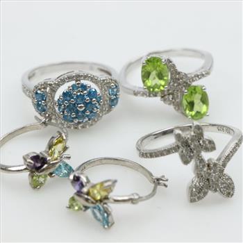 Sterling Silver Jewelry, 5 Pieces