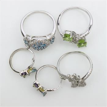 Sterling Silver Jewelry, 5 Pieces