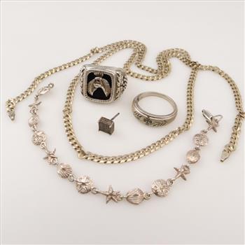 Sterling Silver Jewelry, 5 Pieces