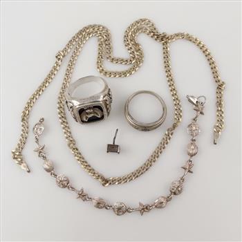 Sterling Silver Jewelry, 5 Pieces