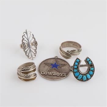 Sterling Silver Jewelry, 5 Pieces