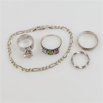 Sterling Silver Jewelry, 5 Pieces