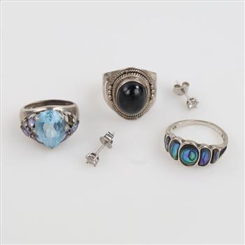 Sterling Silver Jewelry, 5 Pieces